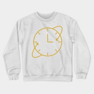 Orbital Clock Crewneck Sweatshirt